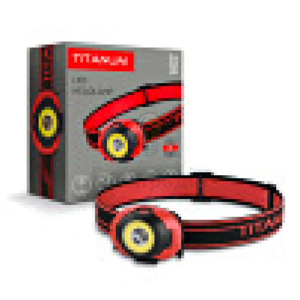 Ліхтарик LED налобний 100Lm 6500К 3*AAA червоний/чорний TLF-H02 TLF-H02 