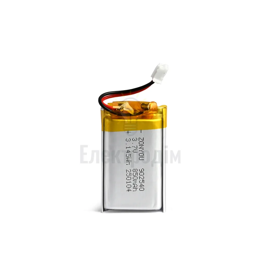Акумулятор B902540 Li-pol 850mAh Videx VLF-B902540-85  - фото 3