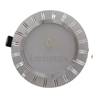 LED панель Lemanso 7W 560LM 4500K хром LM488 — купити в Електродім