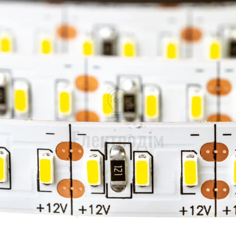 AVT Світлодіодна стрічка нейтральна 12V AVT smd2835 204LED/м IP20 1017915  - фото 2