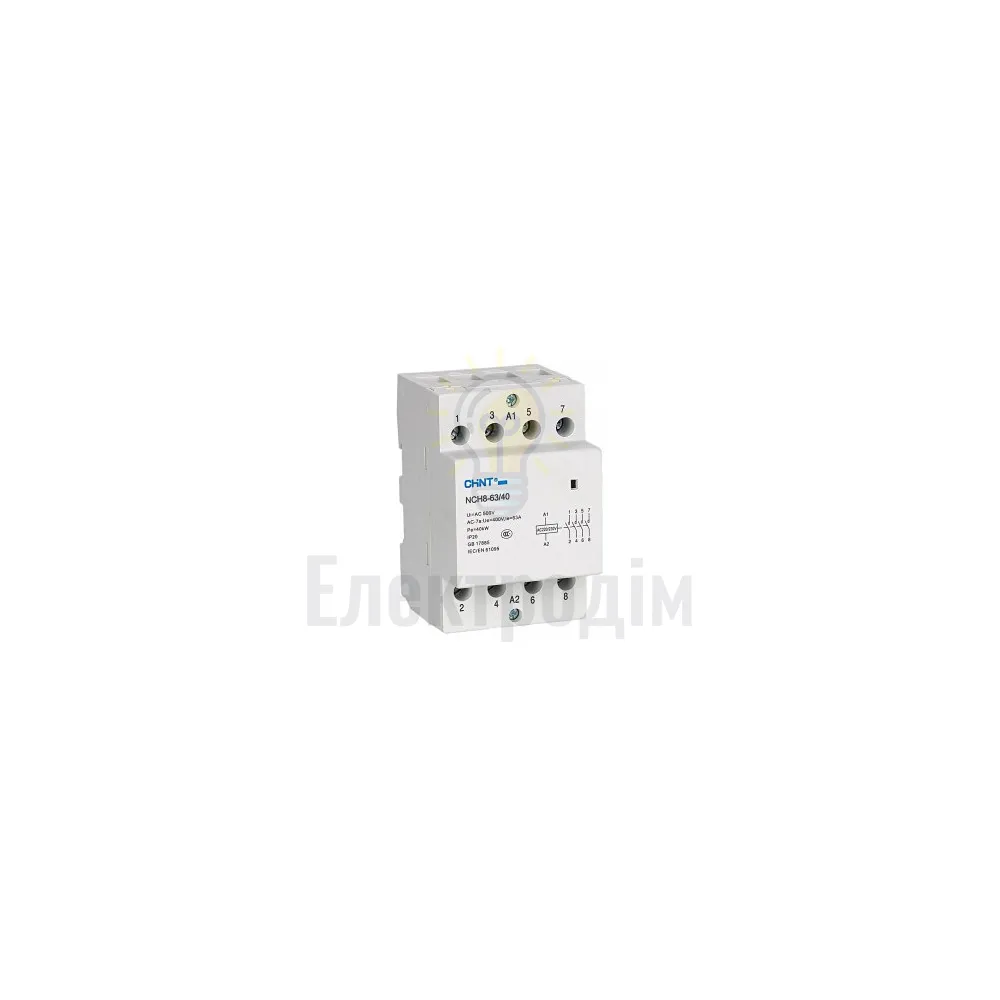 Контактор зм. стр. NCH8-40/40 4P 40A 4NO 256099 