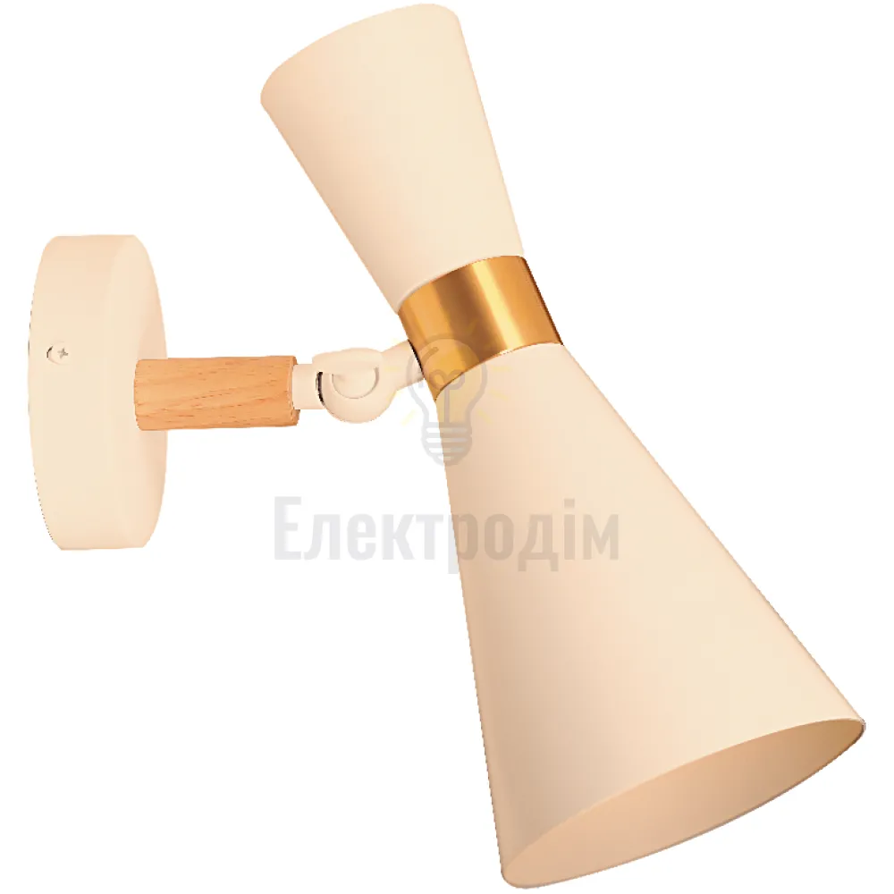 Світильник VELMAX V-WL-TRUMPET-Wh-Gr max 60W, E27, 220V 23-13-58 