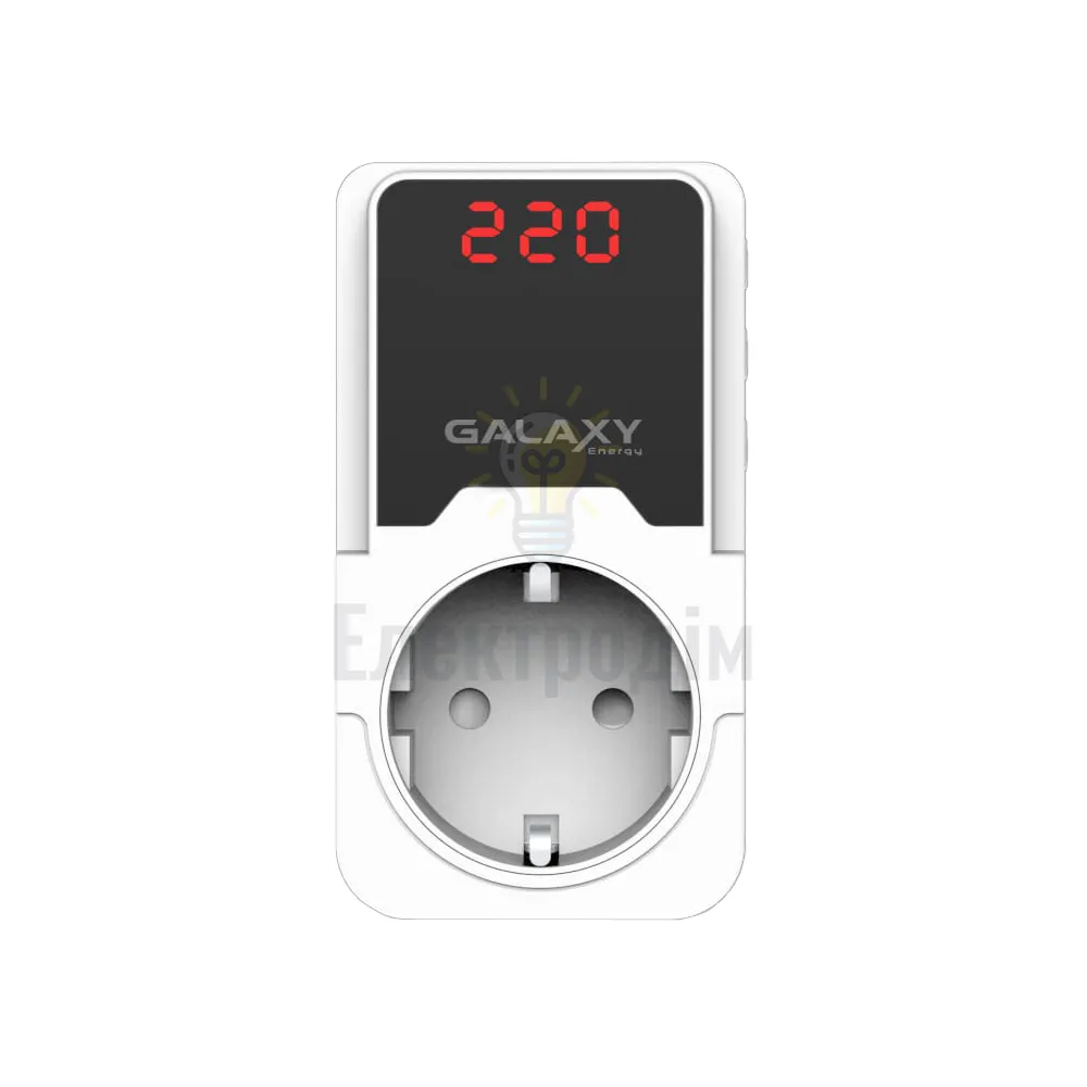 Реле напруги 16А, в розетку, GALAXY energy, S 220 56-56-49 