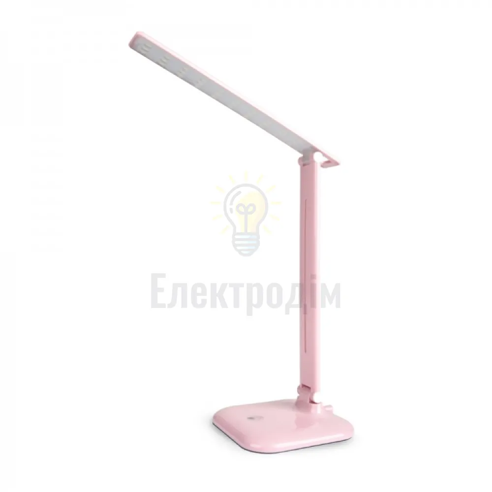 DE1725ARD настільний світильник рожевий 9W 6500К 500 LM (36*15*15cm) IP20 01956  - фото 2