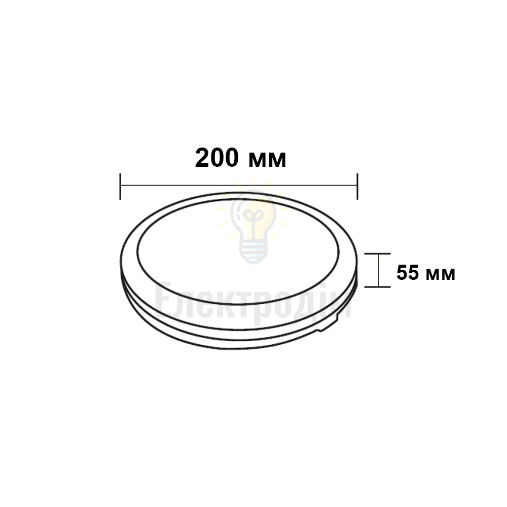 Світлодіодний світильник SCARLETT-20 3CCT 20W чорний 98776  - фото 1
