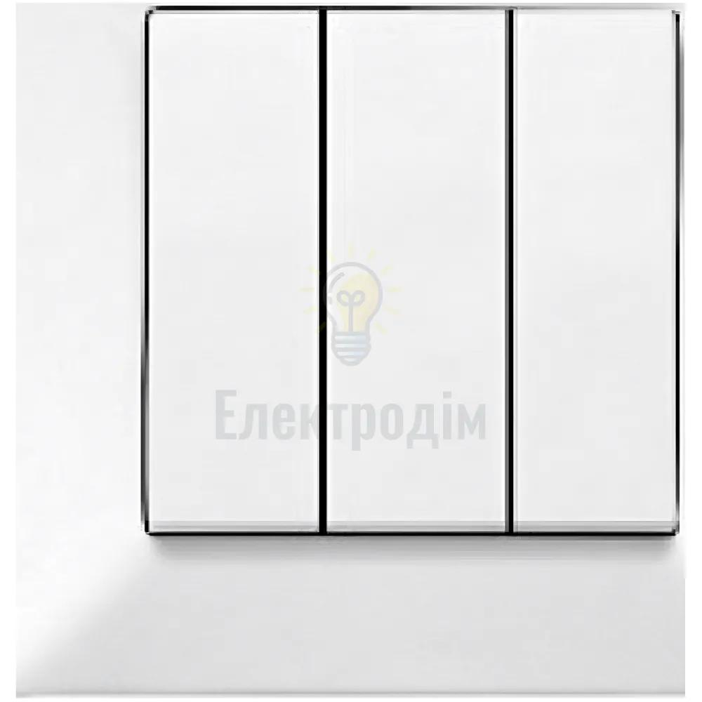 Вимикач 3-кл.  Viko Meridian Білий 90970068-WH 