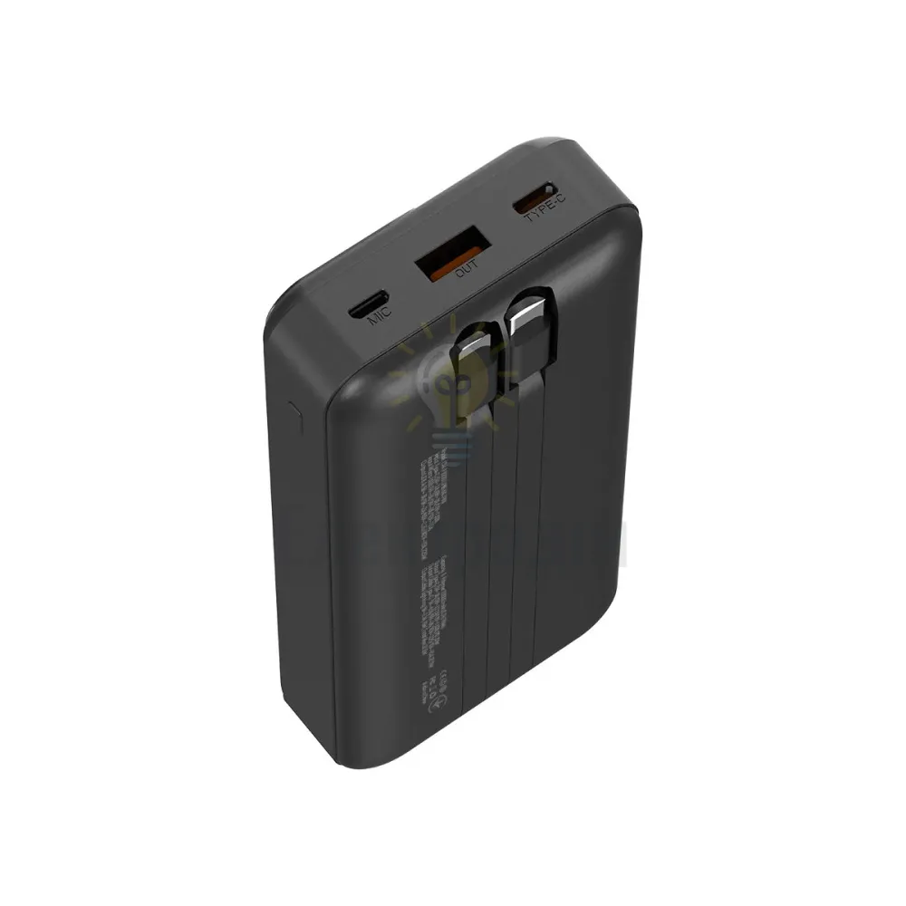 Павербанк 20000 mAh ColorWay Portable Charger CW-PB200LPB4BK-PD 22,5W USB/Type-C QC+PD чорний CW-PB200LPB4BK-PD  - фото 2