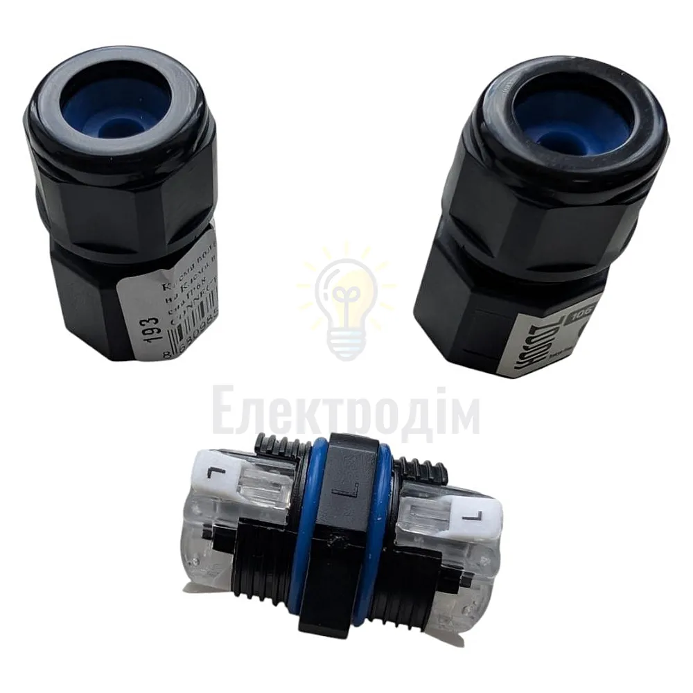 Клема вологозахистна Клема вологозахисна IP68 CONNECTOR-1 HOROZ ELECTRIC 106-004-0001-010  - фото 3