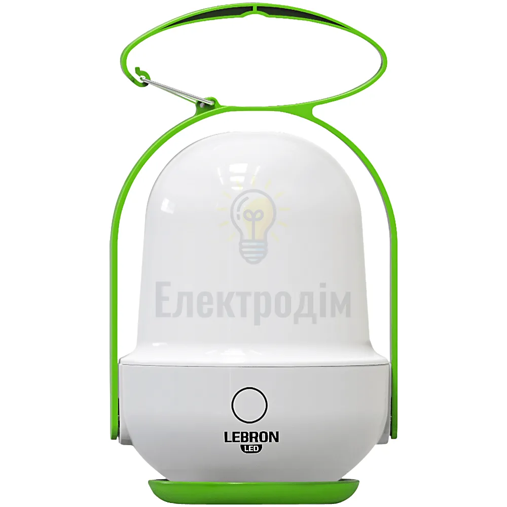 LED ЛІХТАР КЕМПІНГОВИЙ АКУМУЛЯТОРНИЙ LEBRON L-HL-630, ABS, 6,5W, 1800MAH 15-16-15 