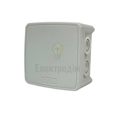 Коробка розподільча СКІМ K85 88х88х52 сіра IP55 В1102006 — купити в Електродім