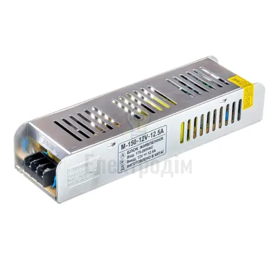 Блок  живлення 12В M 12.5А - 150W серія M IP20 1018127 — купити в Електродім