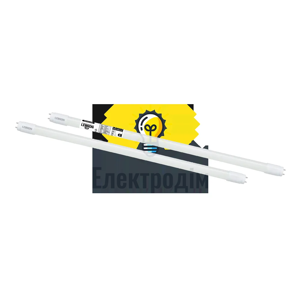 LED лампа Lebron L-Т8, 18W, 1200мм, G13, 6200K, 1800Lm, кут 270° 16-43-12 