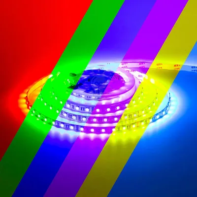 MTK Світлодіодна стрічка 12V RGB smd5050 60LED/м IP20 1015427 — купити в Електродім
