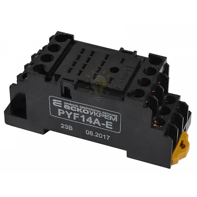 PYF14A-E колодка під реле МY4 A0090020005 — купити в Електродім