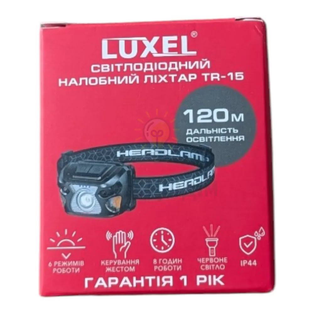 Свiтлодiодний налобний лiхтар 5W IP44 6 режимів роботи TR-15  - фото 7