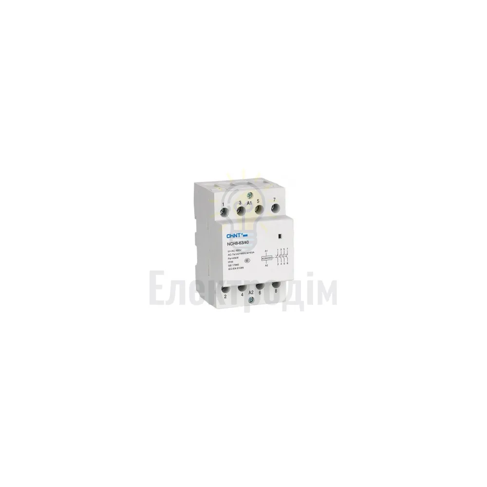 Контактор зм. стр. NCH8-40/40 4P 40A 4NO 256099 