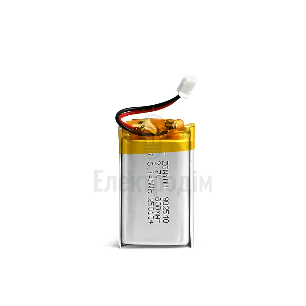 Акумулятор B902540 Li-pol 850mAh Videx VLF-B902540-85  - фото 3