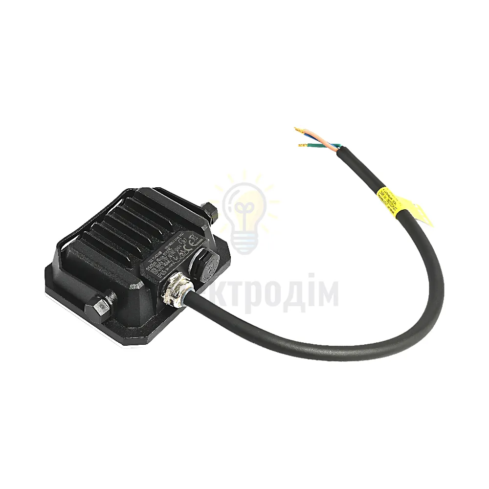 LED прожектор VIDEX F3 10W 5000K 220V Black VLE-F3-0105B  - фото 3