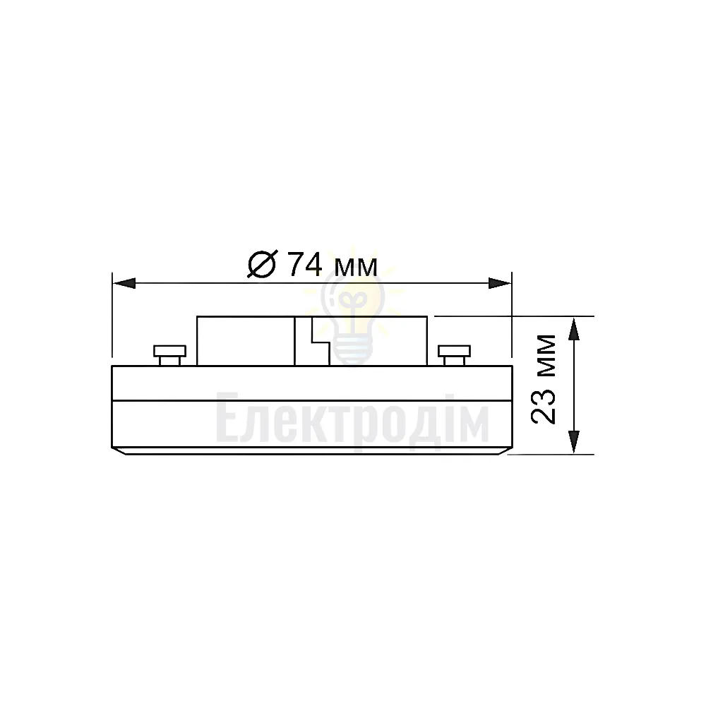 LED лампа VIDEX GX53 8W 4100K 220V  VL-GX53-08534  - фото 5