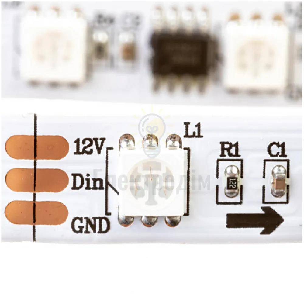 AVT AVT-03-300RGB TM1903-12V Світлодіодна стрічка Smart smd5050 1017955  - фото 3