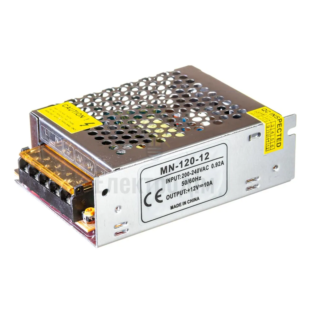 Блок  живлення 12В MN MN 10А - 120W 1013366 