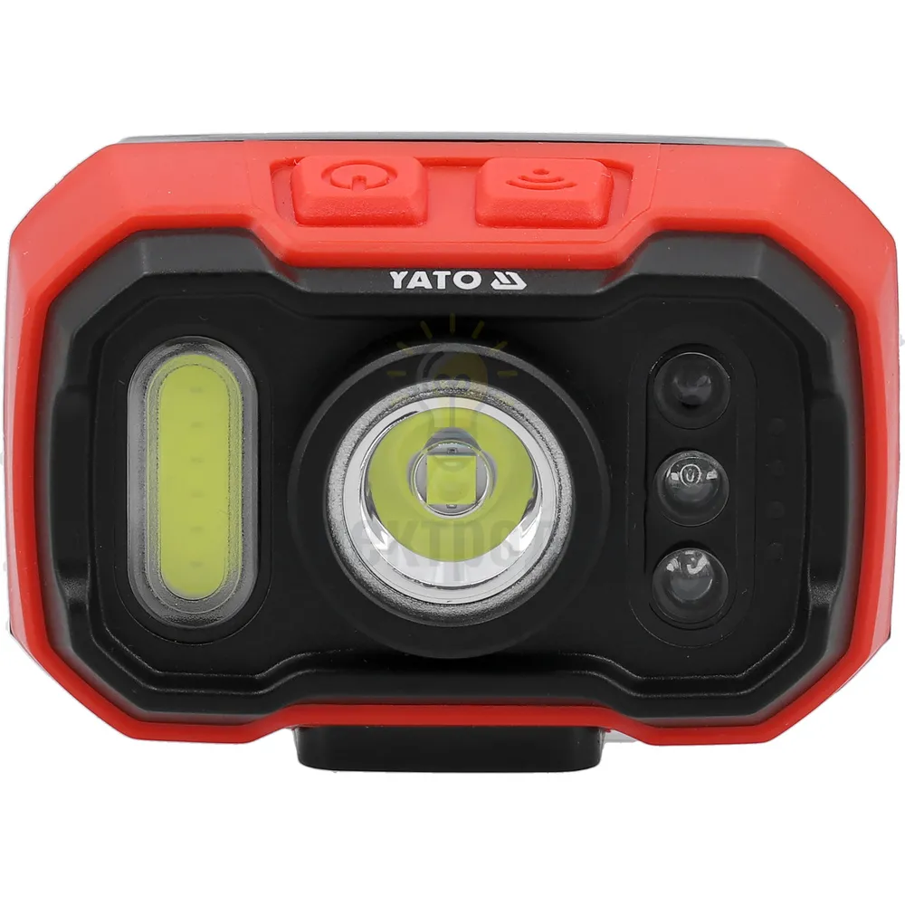 Акумуляторний ліхтар налобний з датчиком руху YATO YT-085942  - фото 3