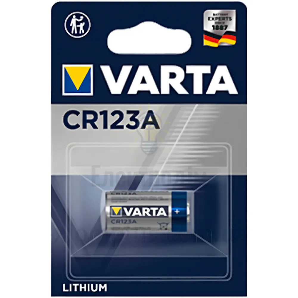 Батарейка VARTA CR123 (блистер-1 шт.) 6205301401 