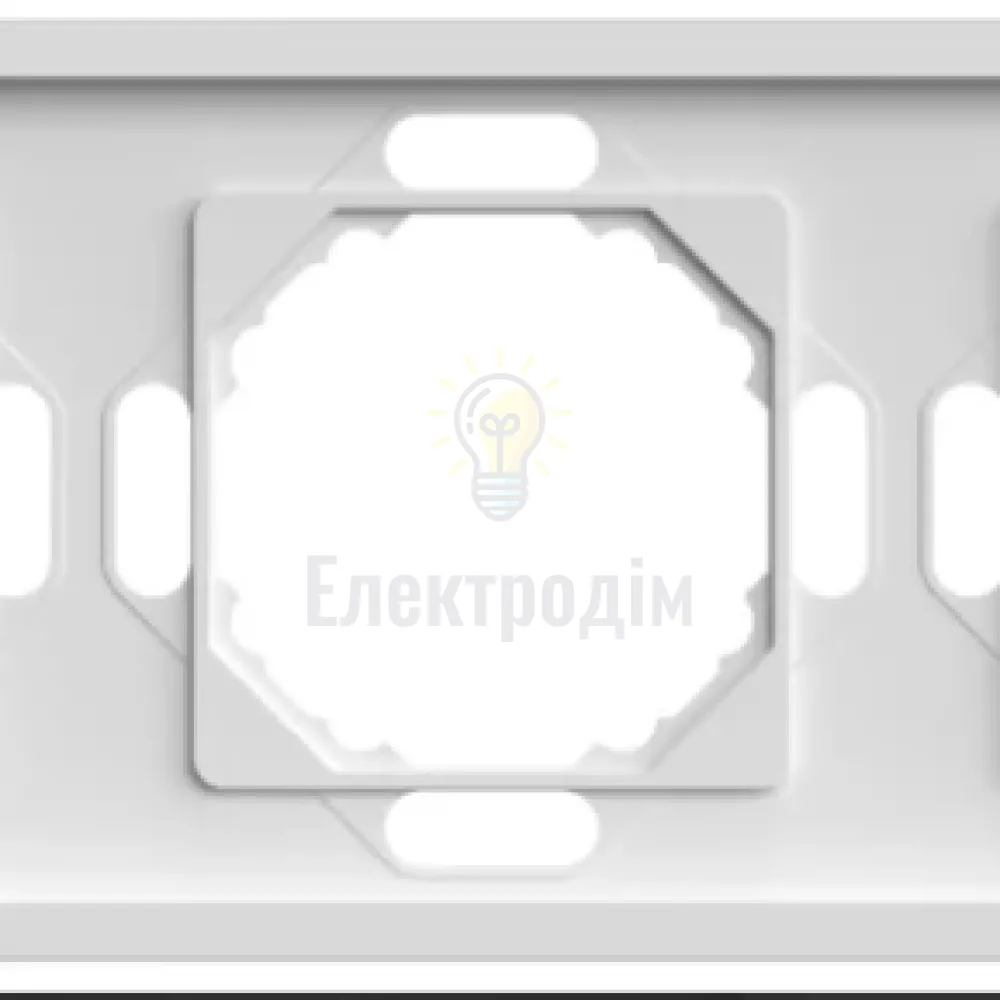 EF103-W рамка 3-місна універсальна білий Soft 80730 