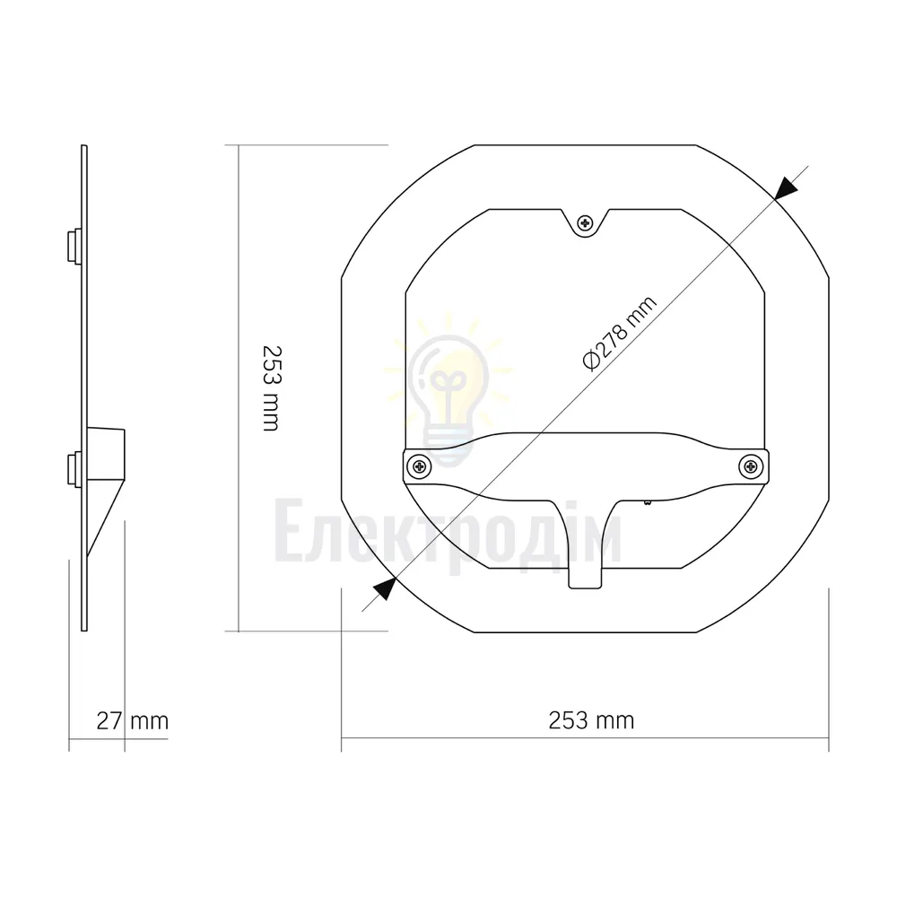 Рем комплект LED модуль для світильників 50W VIDEX VL-MLC-50C 3000-4000-6500K VL-MLC-50C  - фото 2