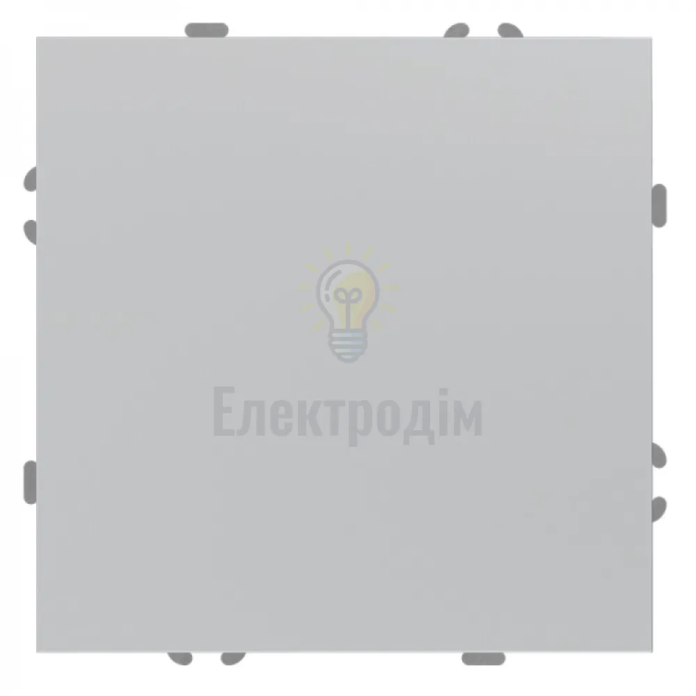 EV111B-S заглушка, механізм срібло Soft 80804  - фото 1