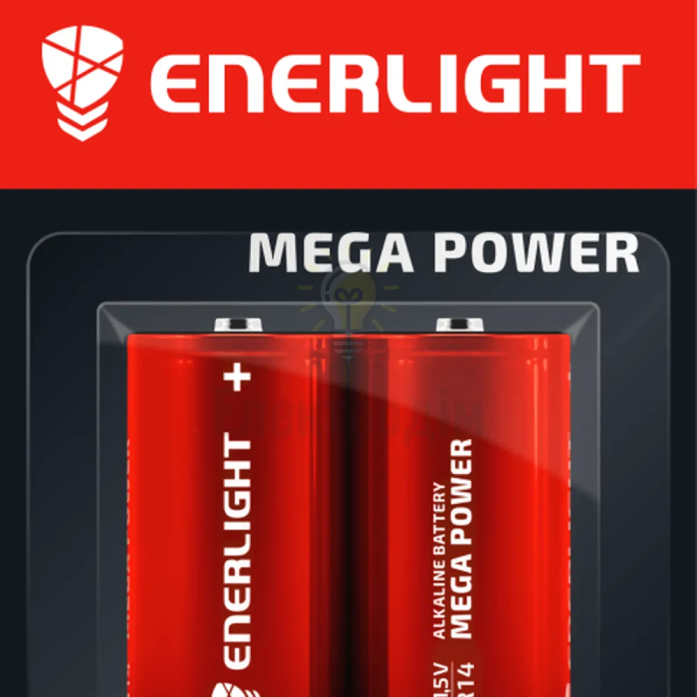 Батарейка ENERLIGHT Батарейка Enerlight Mega Power C (LR14) 2 шт. 90140102 