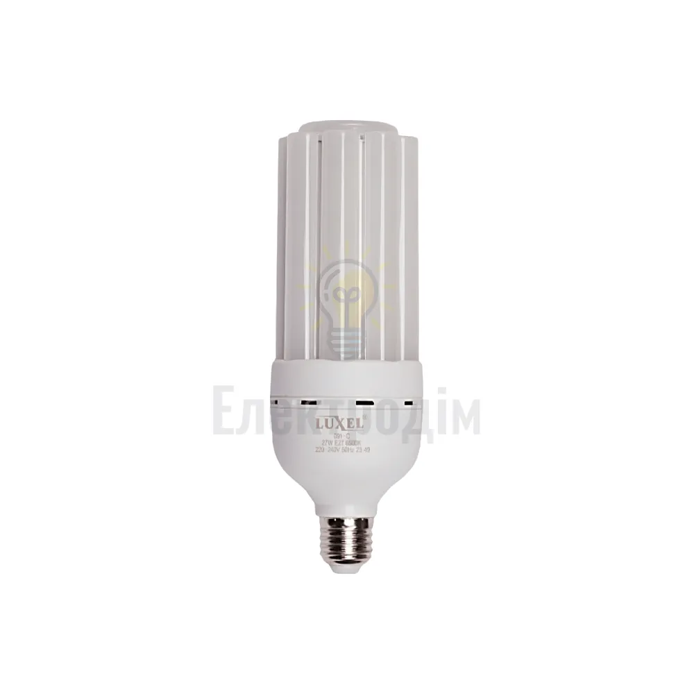 LUXEL Лампа LED 27w E27 6500K (091-C) 091-C Luxel 