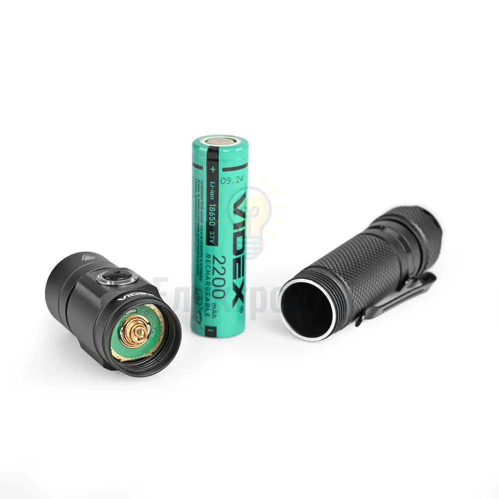 Портативний світлодіодний ліхтарик VIDEX  600Lm 5000K VLF-A352  - фото 2