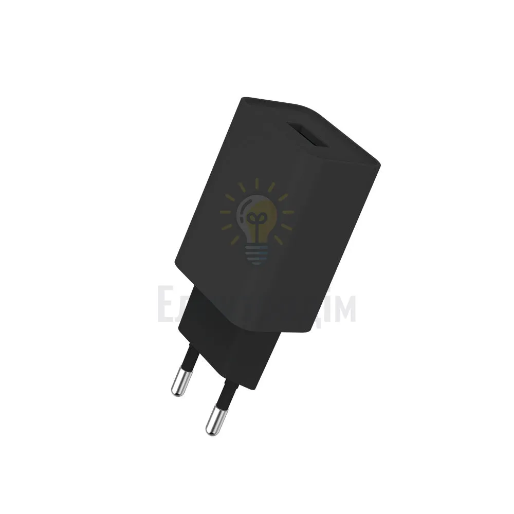 Зарядний пристрій мережевий USB + кабель Type-C 2,4A 10W чорний ColorWay CW-CHS012CC-BK CW-CHS012CC-BK  - фото 7