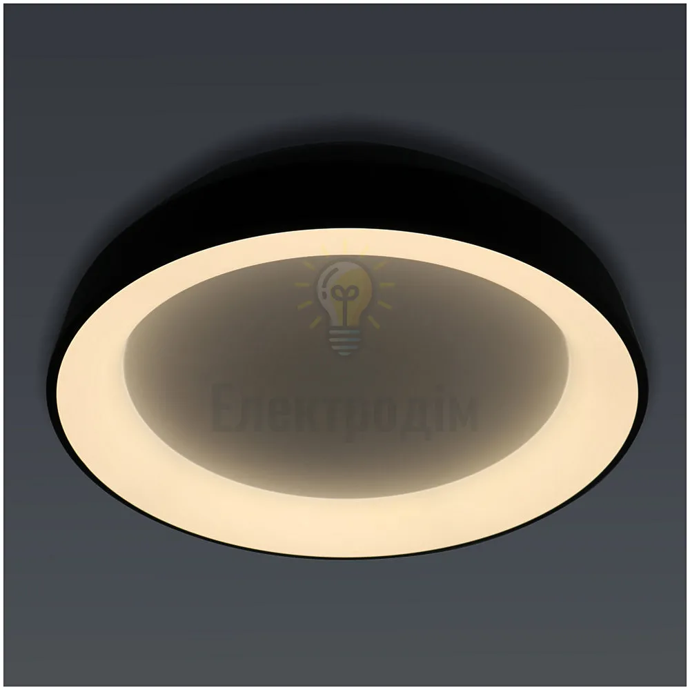 LED світильник VELMAX V-СL-VERONA-R-Bl, max 40W*2, 2700K-6500K, пульт ДК, чорний, 230V 23-46-22  - фото 3
