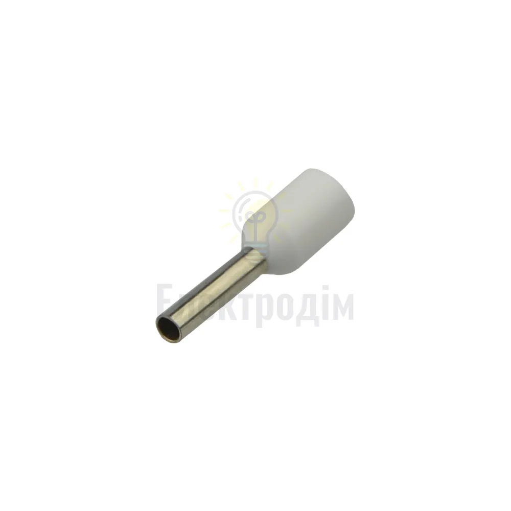 Наконечник трубчастий АСКО  HT  0,75--08 білі (100шт) A0060010062 