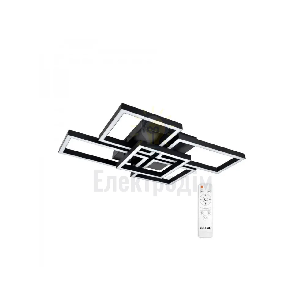 AL6495ARD 95W 2400Lm 3000K-6000K 710*490*95mm чорний URBAN B 80434 