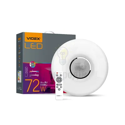 LED світильник функціональний круглий VIDEX RING 72W 2800-6200K RGB VL-CLS1859-72RGB — купити в Електродім