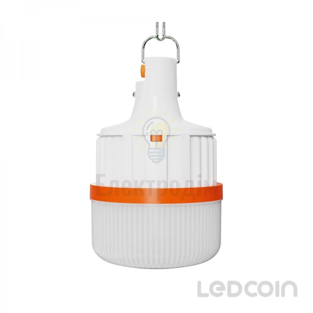 EL310 акум. світильник 7W, 90*142mm, 2*1200mAh (зм. акум. 18650), білий, LC 81172  - фото 2