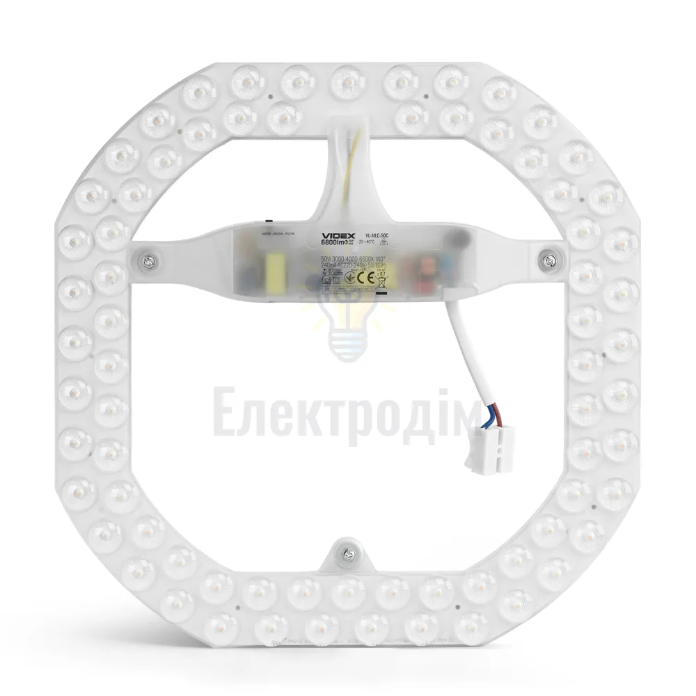 Рем комплект LED модуль для світильників 50W VIDEX VL-MLC-50C 3000-4000-6500K VL-MLC-50C  - фото 4