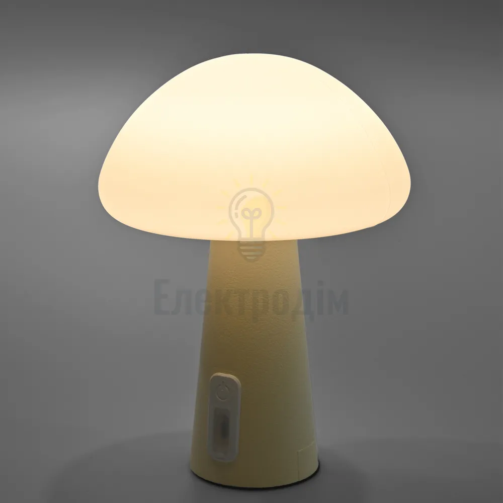 LED лампа настiльна з акумулятором VIDEX VL-TF25BG Beige VL-TF25BG  - фото 1