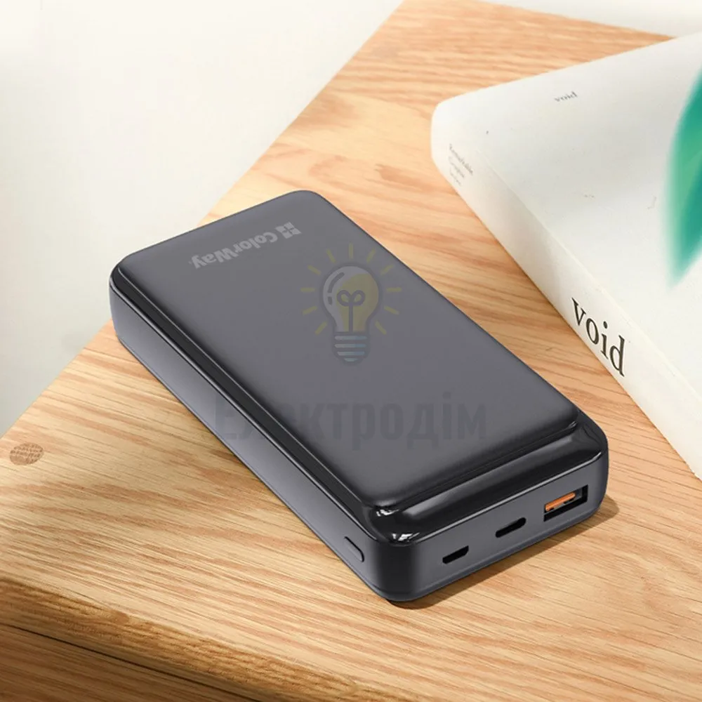Павербанк 20000 mAh ColorWay CW-PB200LPG3BK-PD 20W QC+PD slim чорний CW-PB200LPG3BK-PD  - фото 10