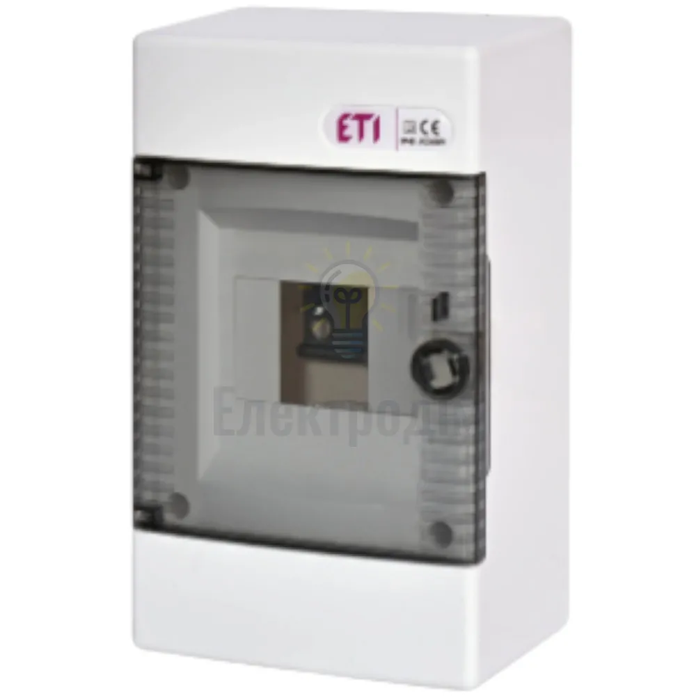 Щит зовнішн. розподільний ECT 4 PT (4мод.проз.дверцята) 1100140 