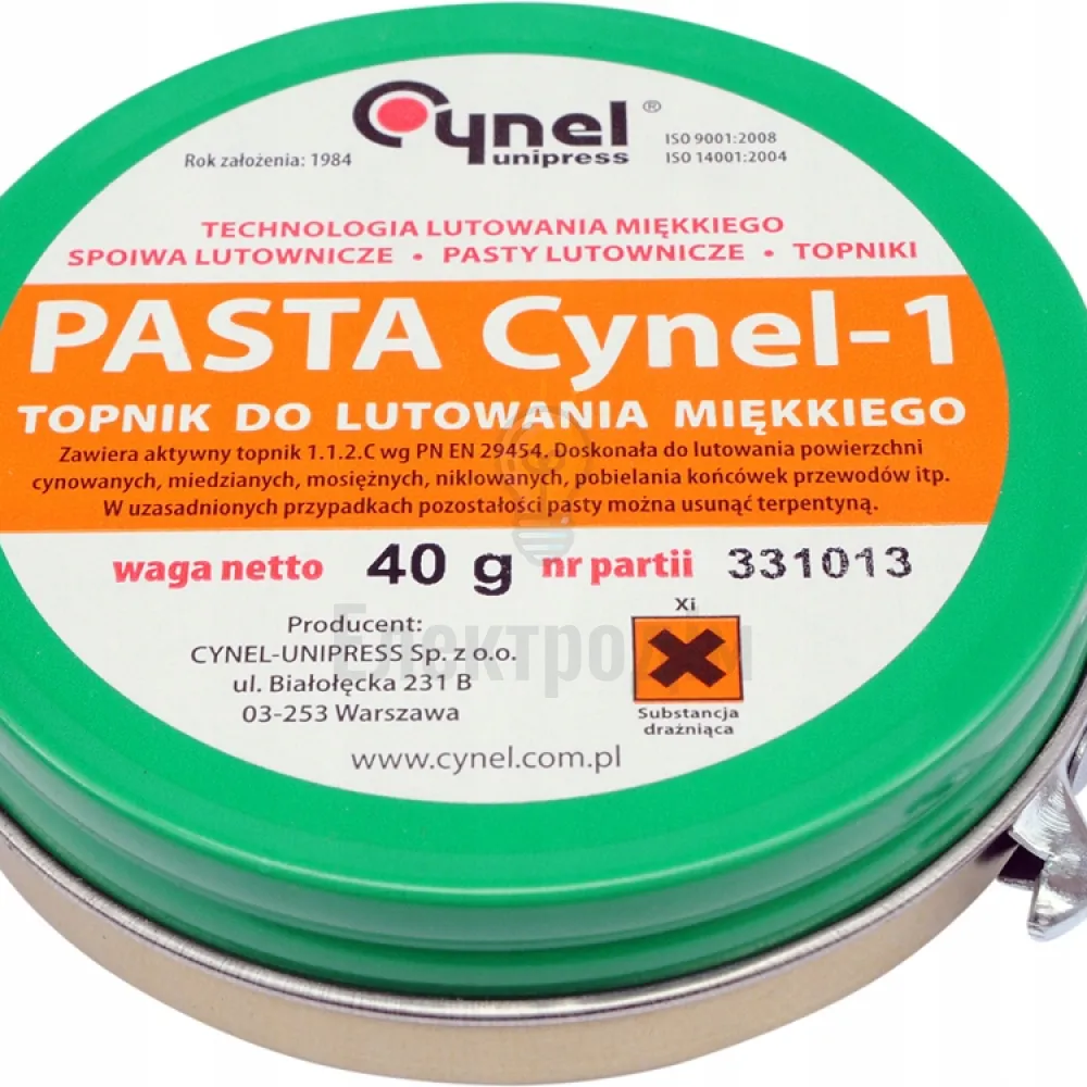 Паяльна паста 40Г CYNEL CYN02 76835 