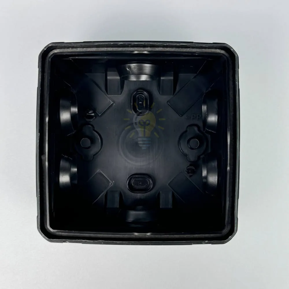 Коробка розподільча СКІМ 114х114х54 (K115) чорна B1102010  - фото 6