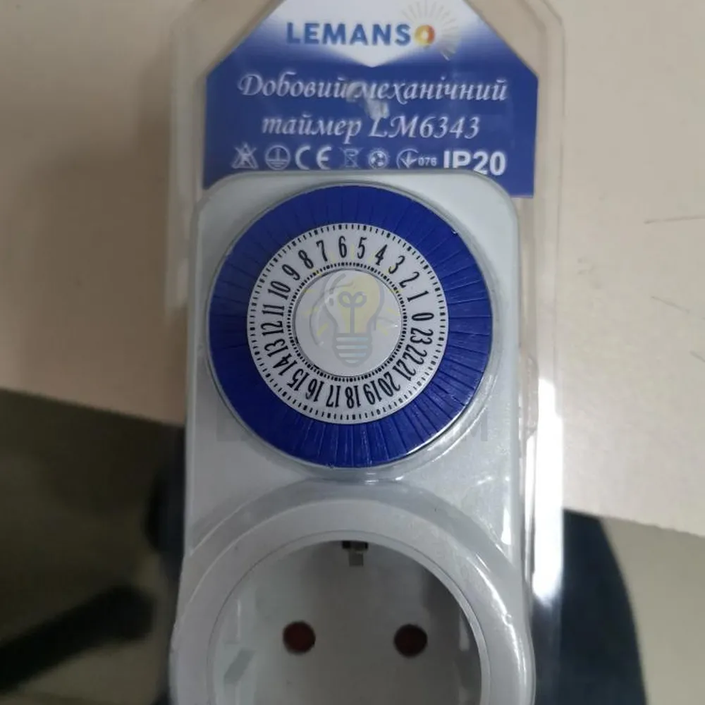Таймер Lemanso механічний маленький LM6343 