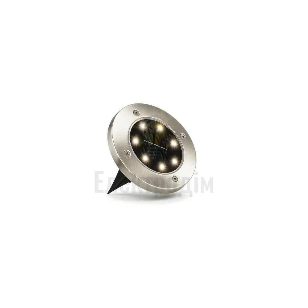 LED світильник LEBRON L-SL-48704, садово-парковий, грунтовий, з сонячною панеллю, Ni-MH 100mAh, IP44 15-17-46 