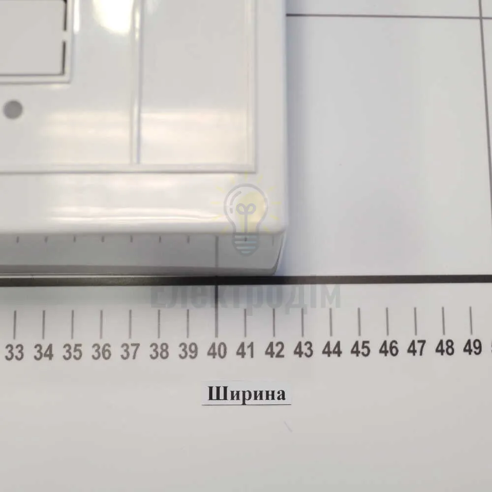 Бокс пласт.Nilson quantom на 36 модулів зовнішній чорний 32881036  - фото 4