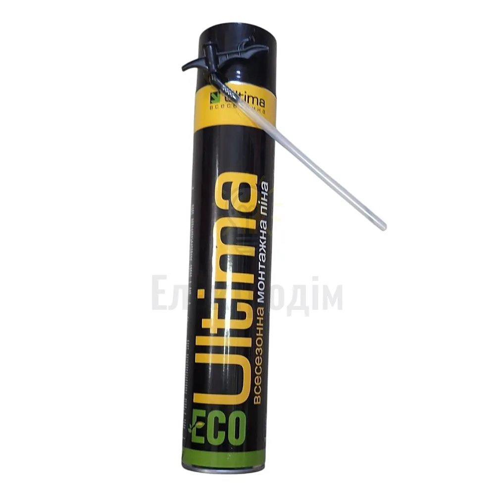 Поліуретанова монтажна піна ULTIMA ULTIMA ECO ПРОФ., - 10, всесезонна, 842ml ПТ-2143 