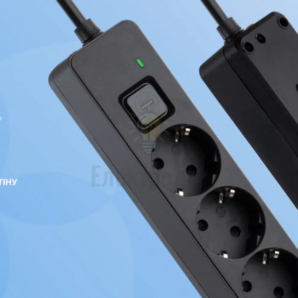 Подовжувач ColorWay Фільтр мережевий 4 розетки/2USB-A/1Type-C 5м чорний CW-CHE435PDB ColorWay CW-CHE435PDB  - фото 13